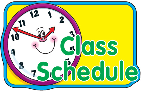 class schedule 